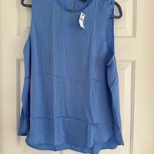 Women's Blue Sleeveless Top